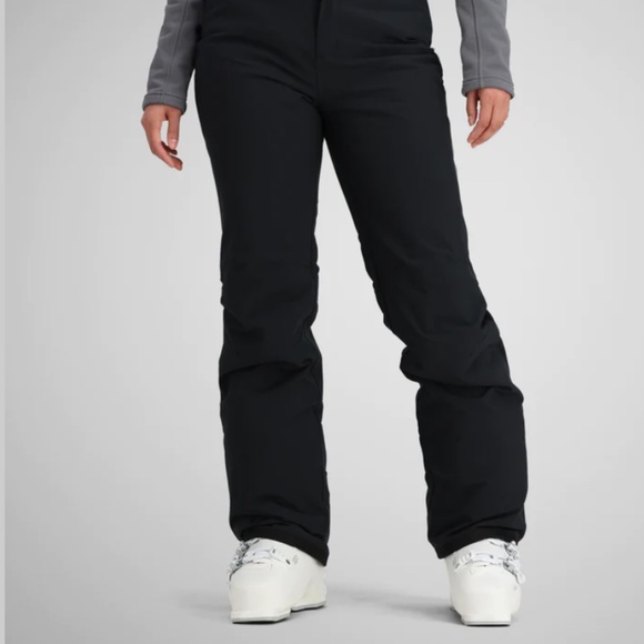 Obermeyer Women's Black Straight Leg Pants - Picture 1 of 9